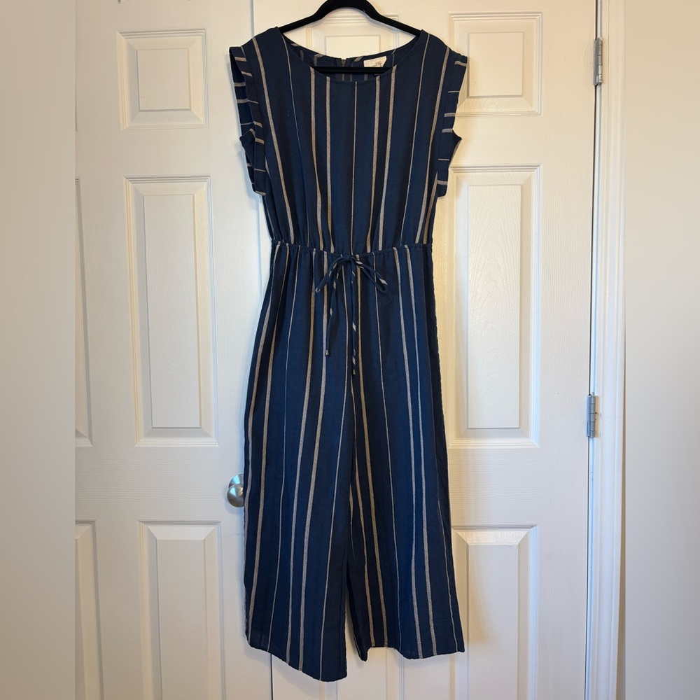 Universal Thread Navy and Cream Striped Dress